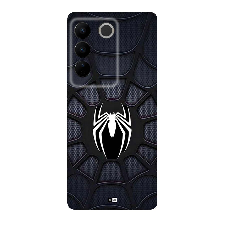 Black Web Back Case for Vivo V27