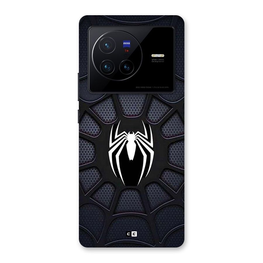 Black Web Back Case for Vivo X80