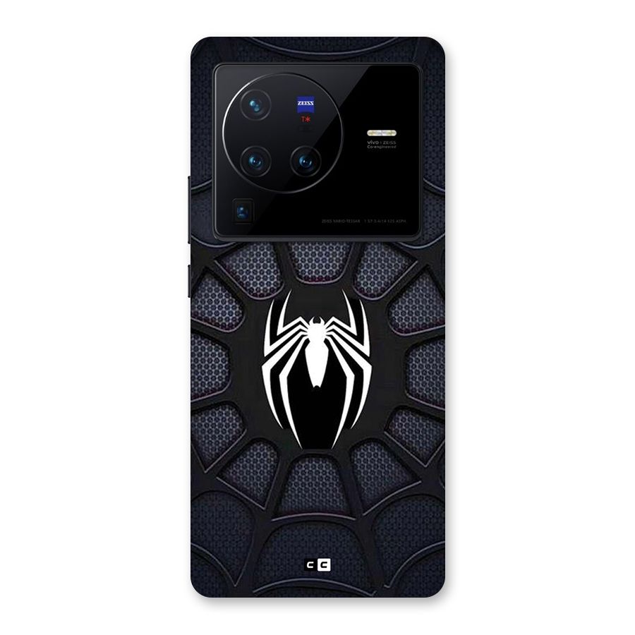 Black Web Back Case for Vivo X80 Pro