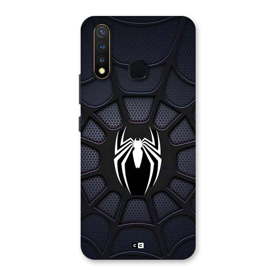 Black Web Back Case for Vivo Y19