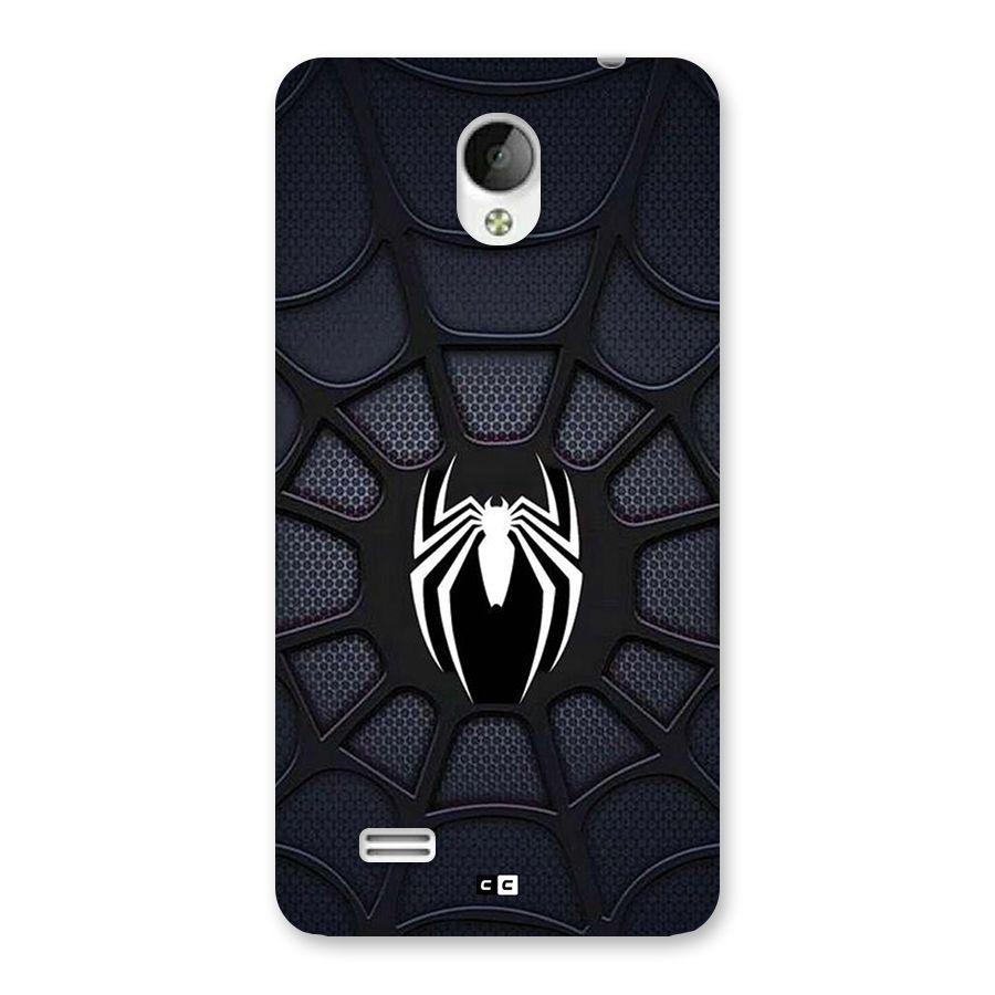 Black Web Back Case for Vivo Y21