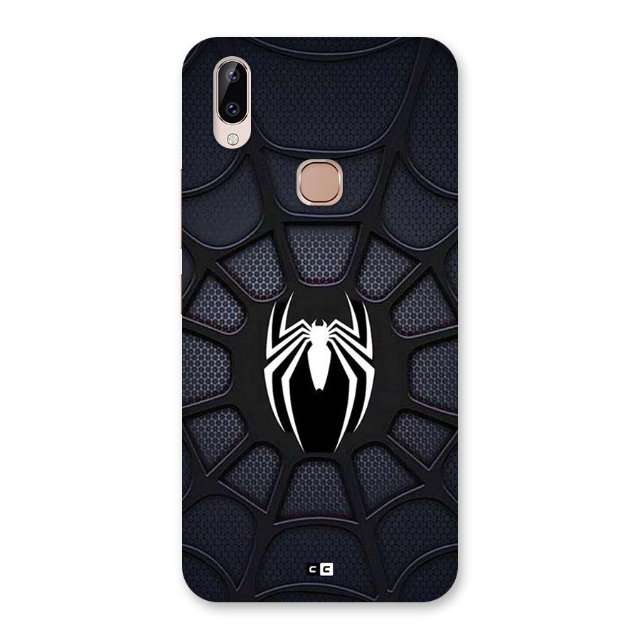 Black Web Back Case for Vivo Y83 Pro