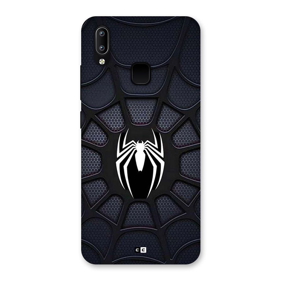 Black Web Back Case for Vivo Y95