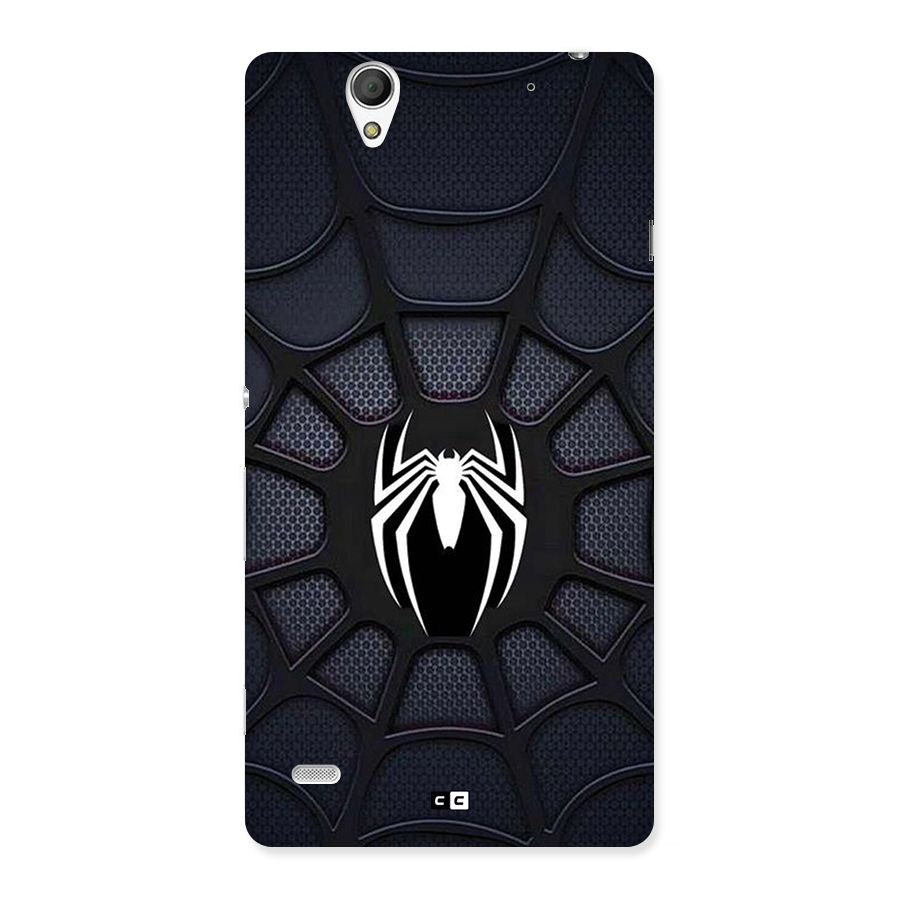 Black Web Back Case for Xperia C4