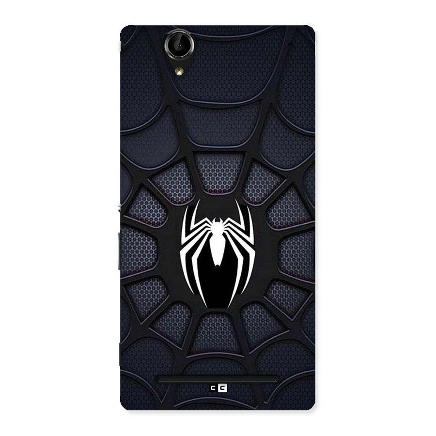 Black Web Back Case for Xperia T2