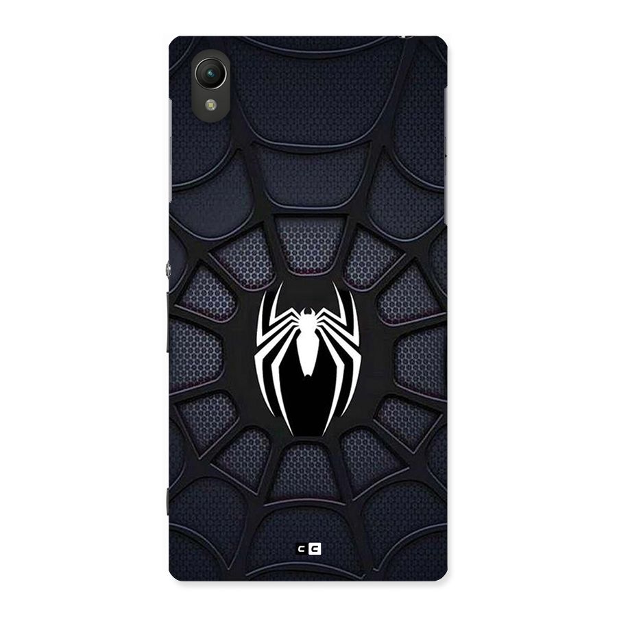 Black Web Back Case for Xperia Z1