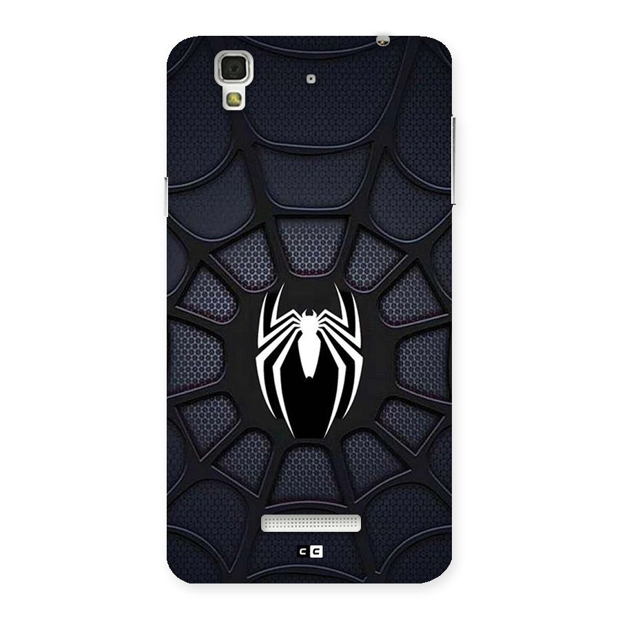 Black Web Back Case for Yureka