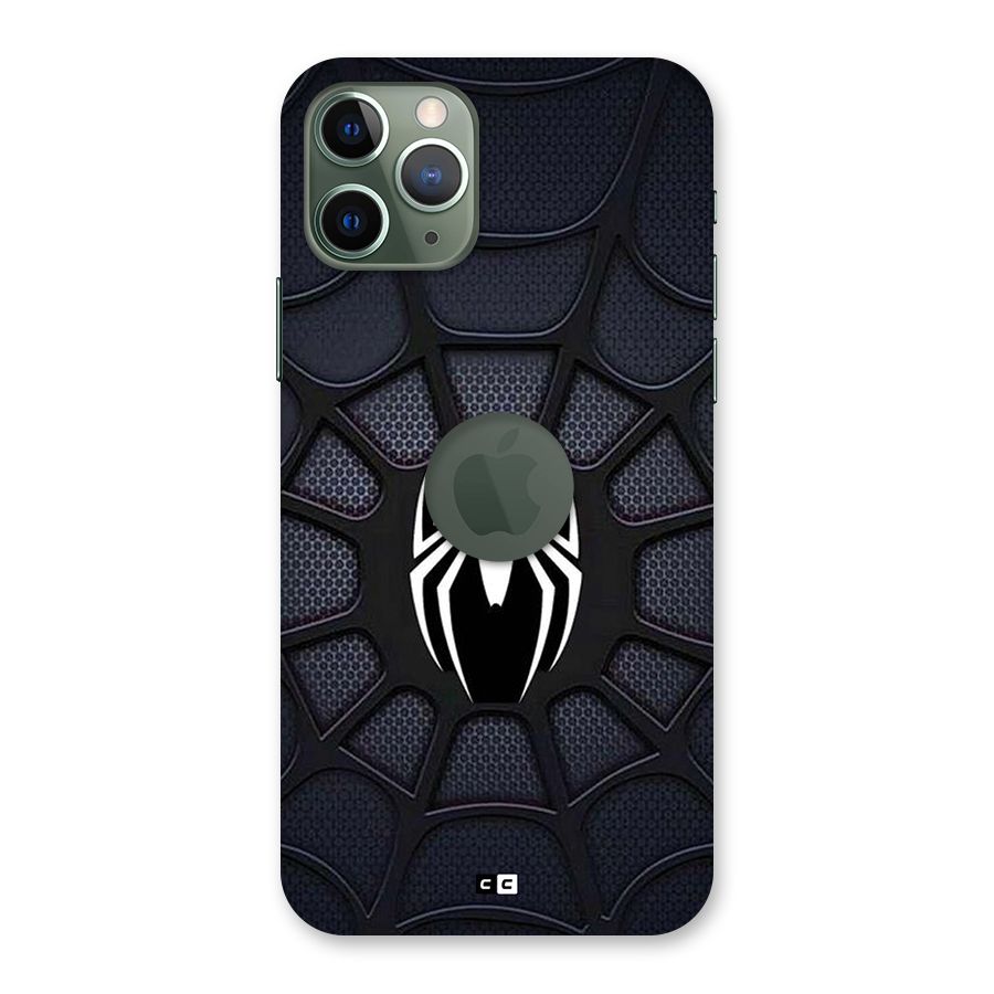 Black Web Back Case for iPhone 11 Pro Logo Cut