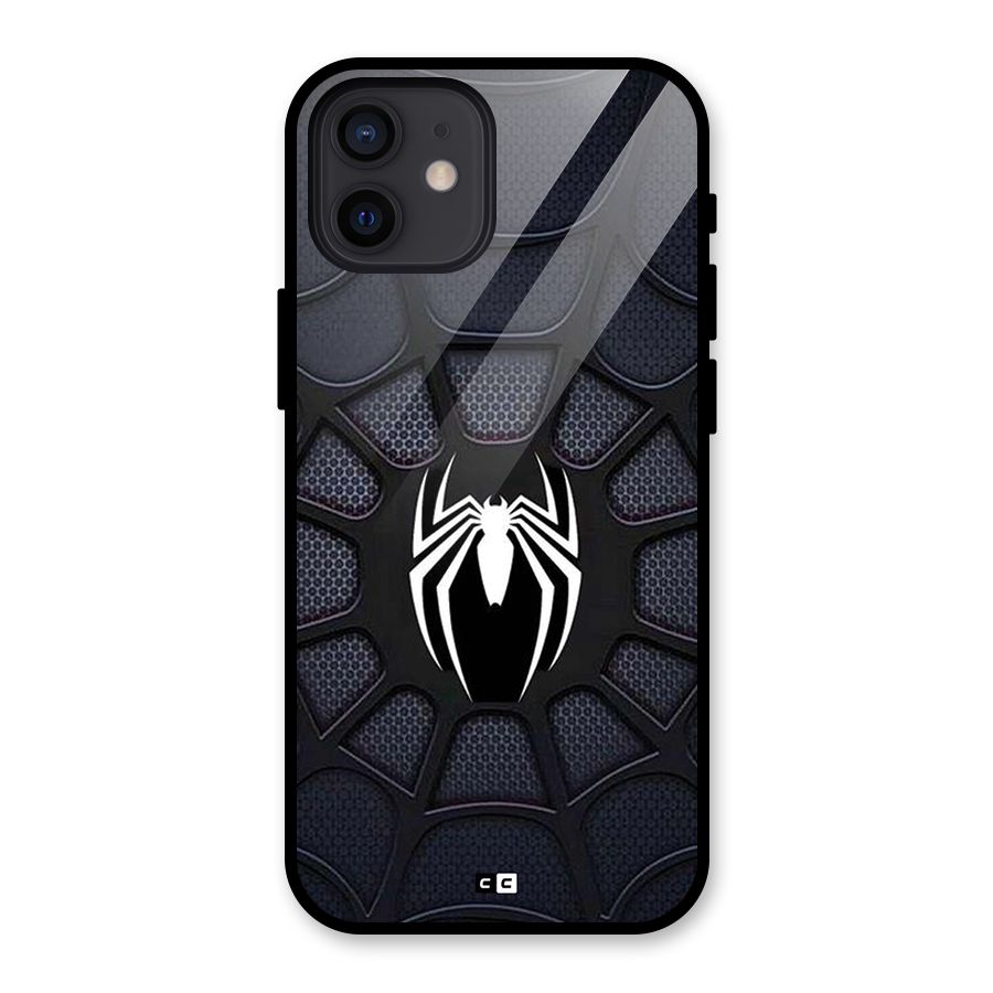 Black Web Back Case for iPhone 12