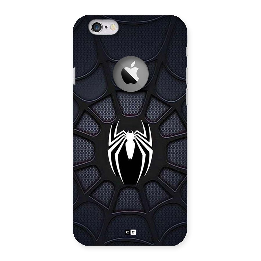 Black Web Back Case for iPhone 6 Logo Cut