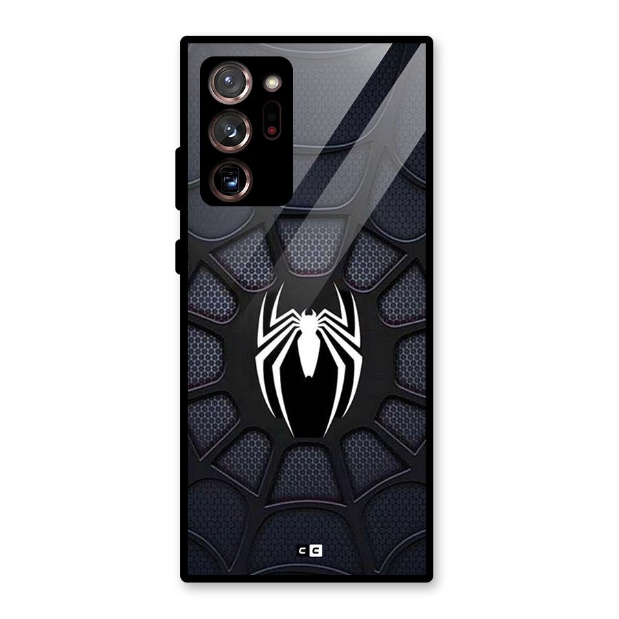 Black Web Glass Back Case for Galaxy Note 20 Ultra