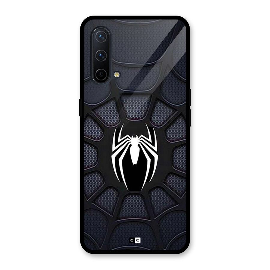 Black Web Glass Back Case for OnePlus Nord CE 5G