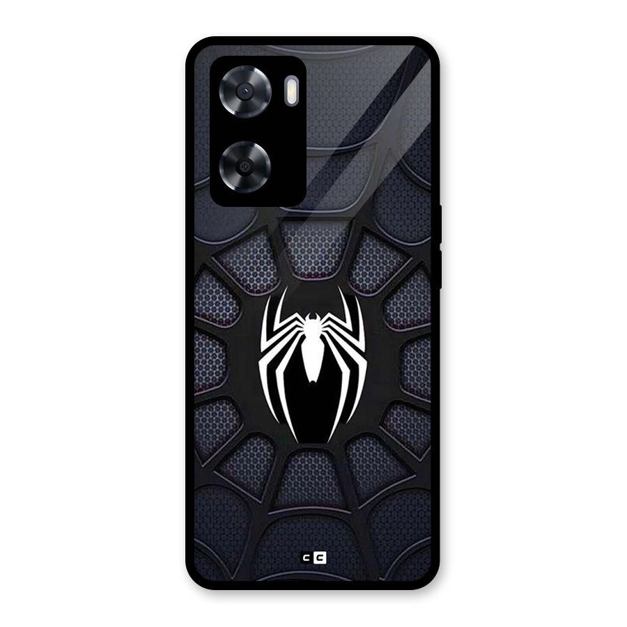 Black Web Glass Back Case for OnePlus Nord N20 SE