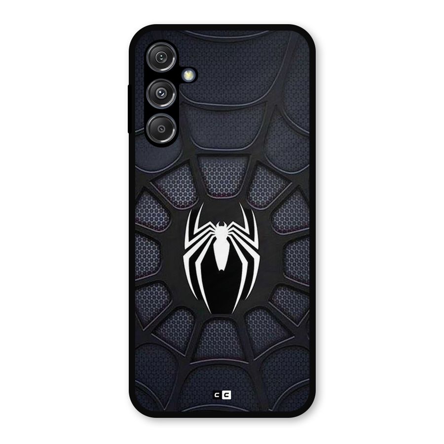 Black Web Metal Back Case for Galaxy M34 5G