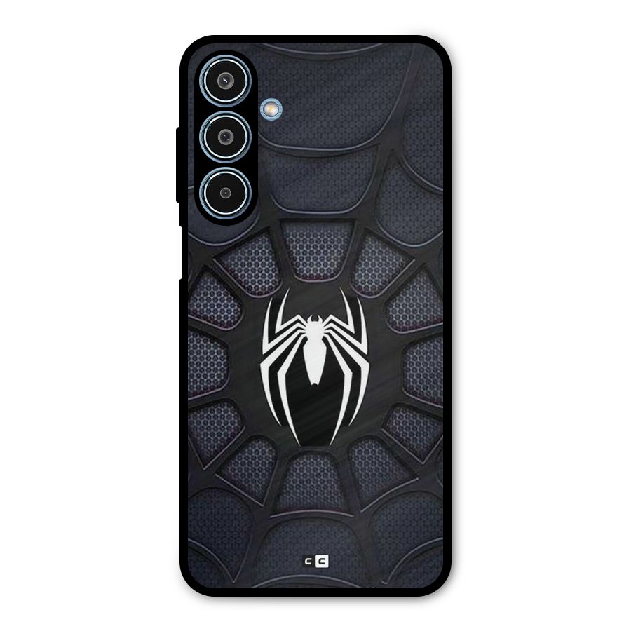 Black Web Metal Back Case for Galaxy M35