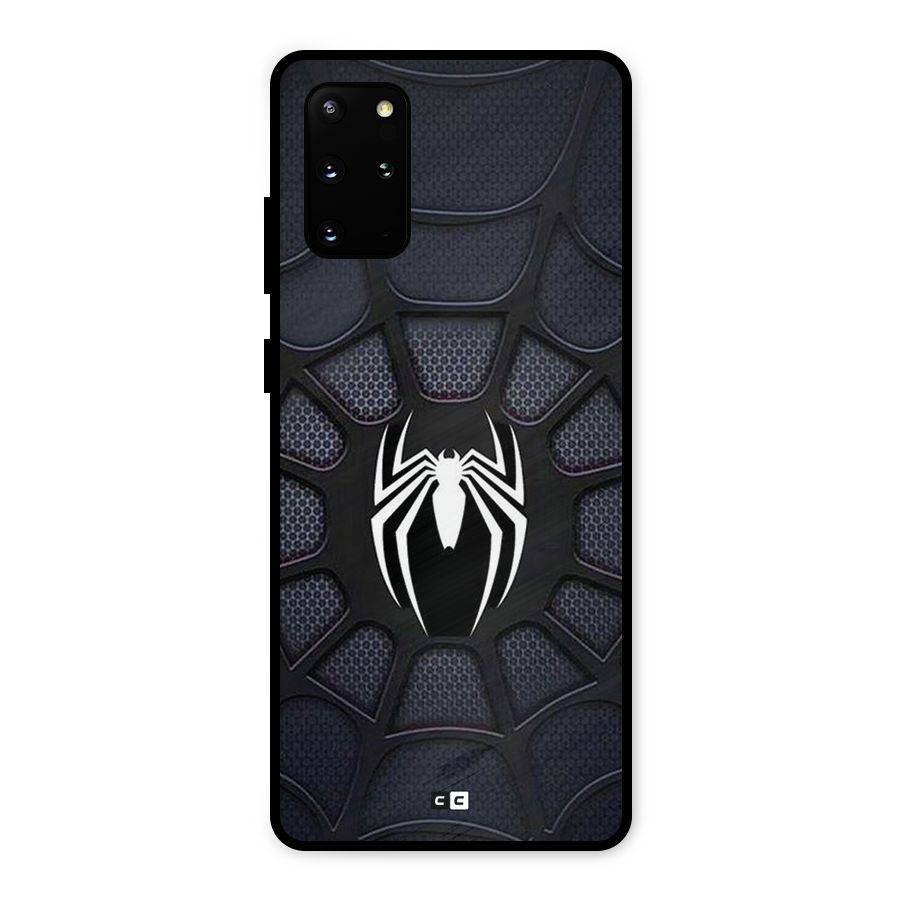 Black Web Metal Back Case for Galaxy S20 Plus
