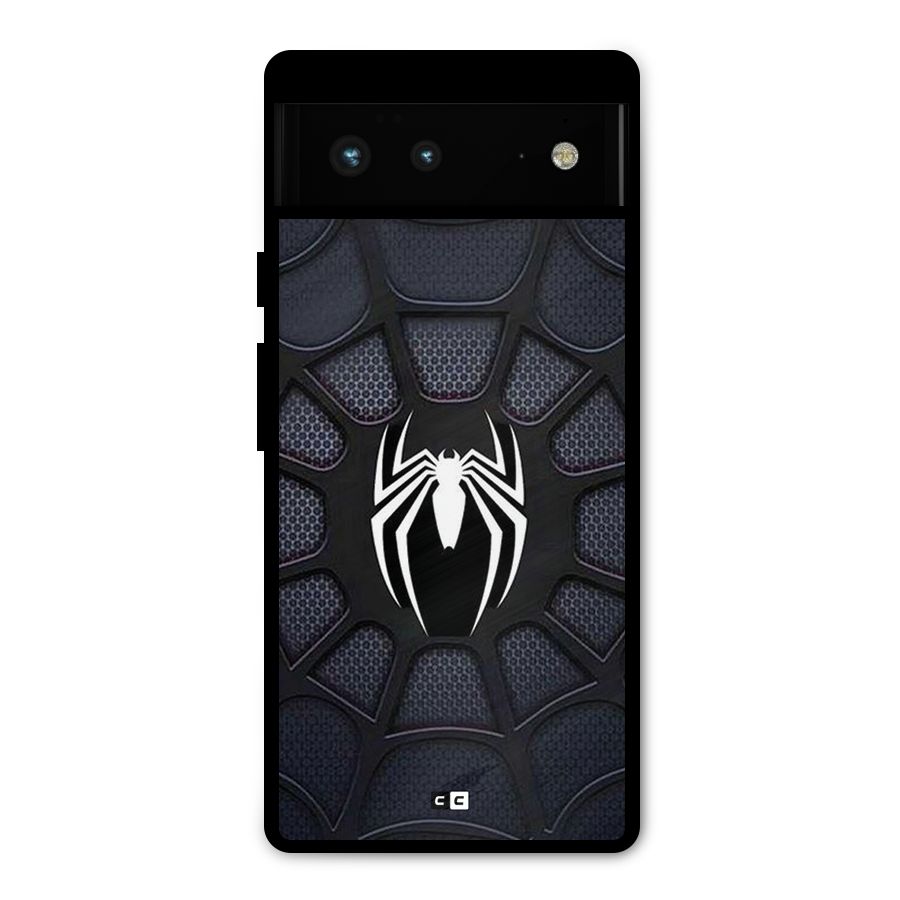 Black Web Metal Back Case for Google Pixel 6