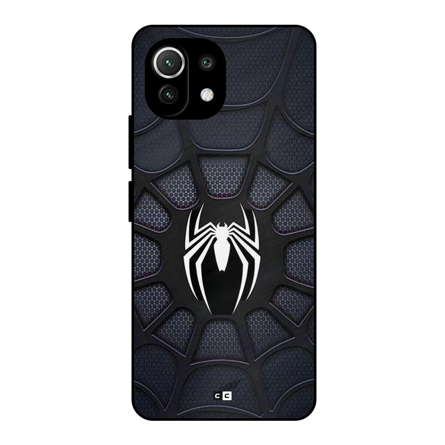 Black Web Metal Back Case for Mi 11 Lite NE 5G