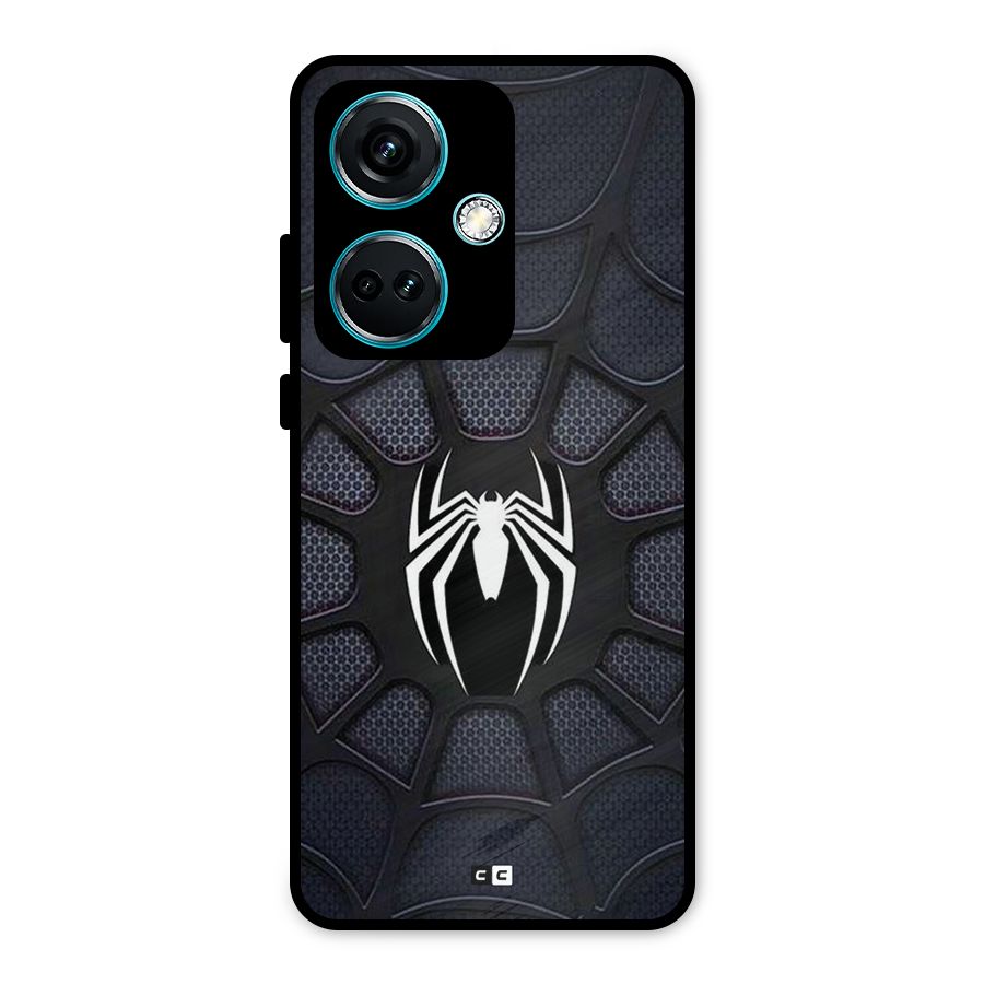 Black Web Metal Back Case for OnePlus Nord CE 3 5G