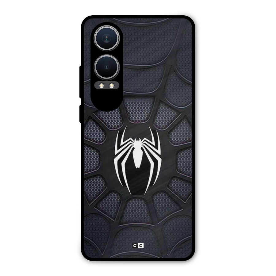 Black Web Metal Back Case for OnePlus Nord CE4 Lite