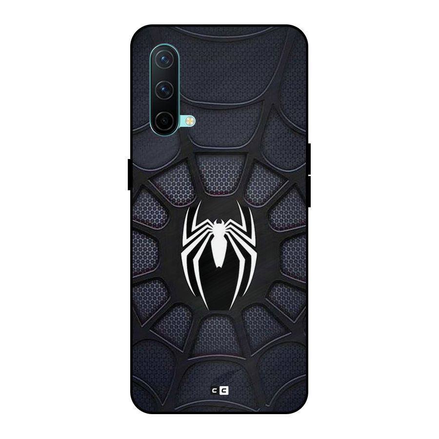 Black Web Metal Back Case for OnePlus Nord CE 5G