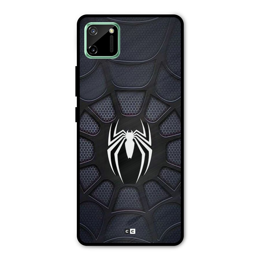 Black Web Metal Back Case for Realme C11
