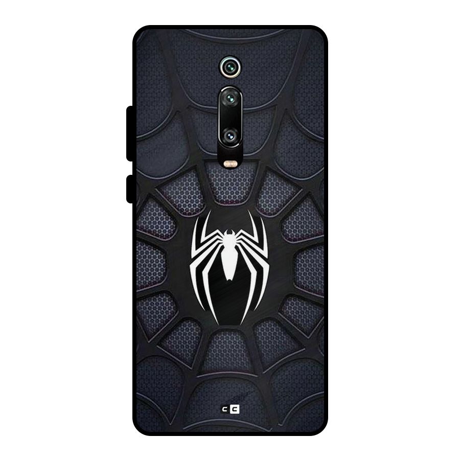 Black Web Metal Back Case for Redmi K20