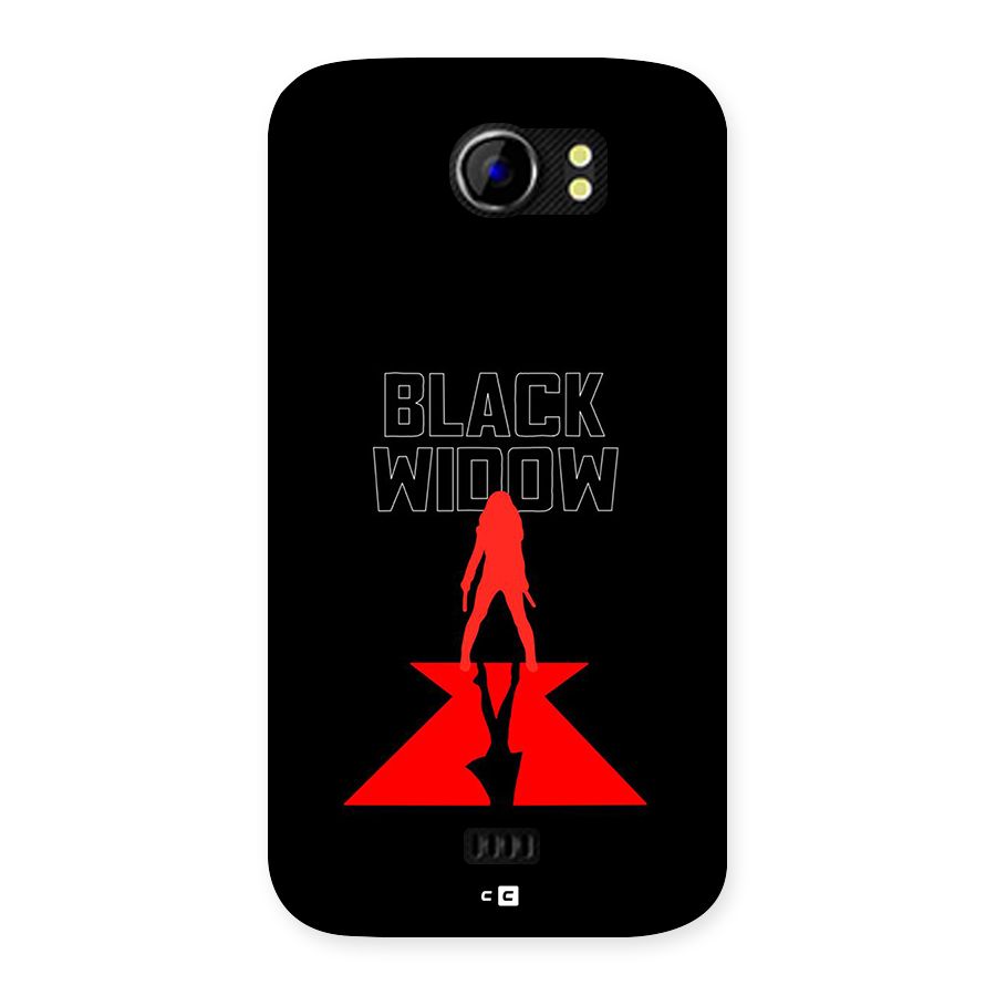 Black Widow Back Case for Canvas 2 A110