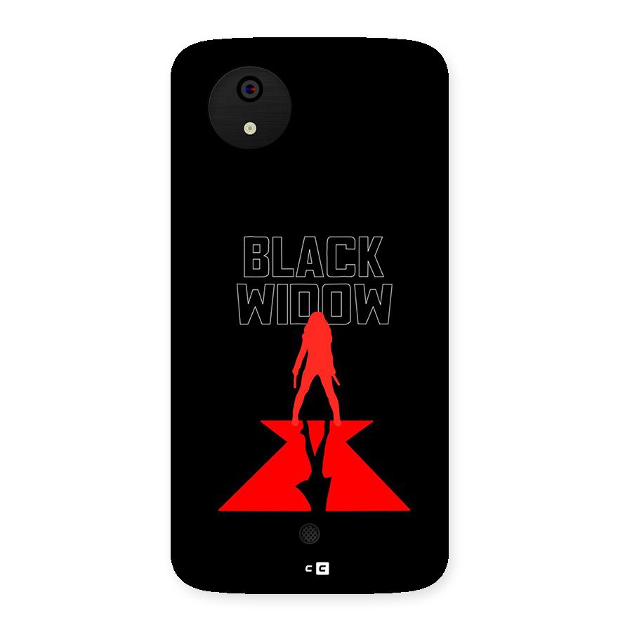 Black Widow Back Case for Canvas A1  AQ4501