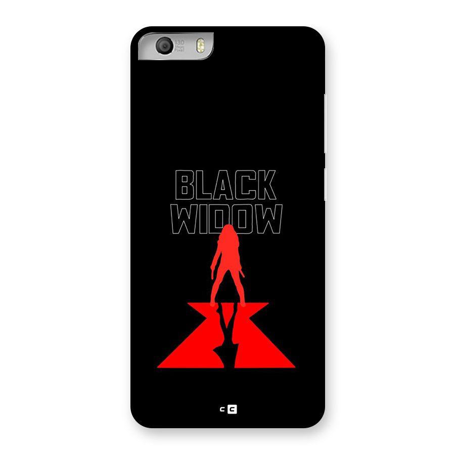 Black Widow Back Case for Canvas Knight 2