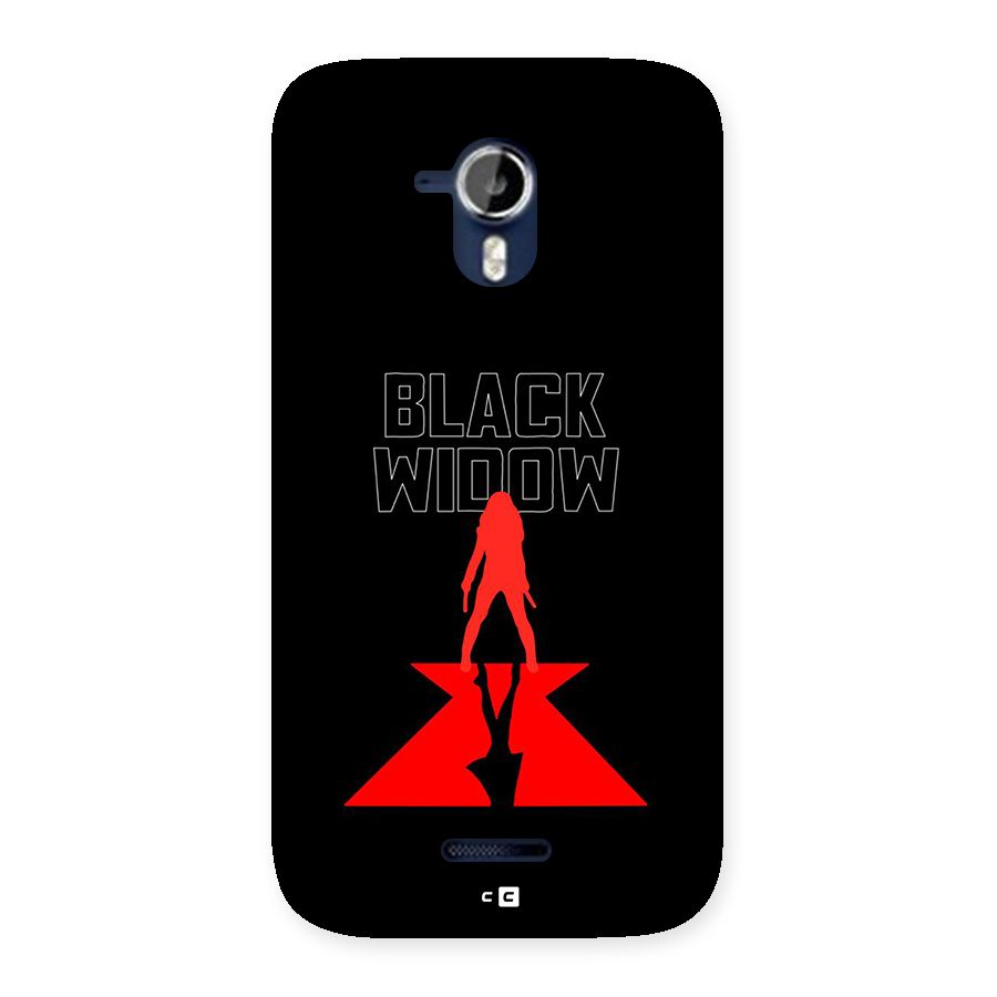 Black Widow Back Case for Canvas Magnus A117