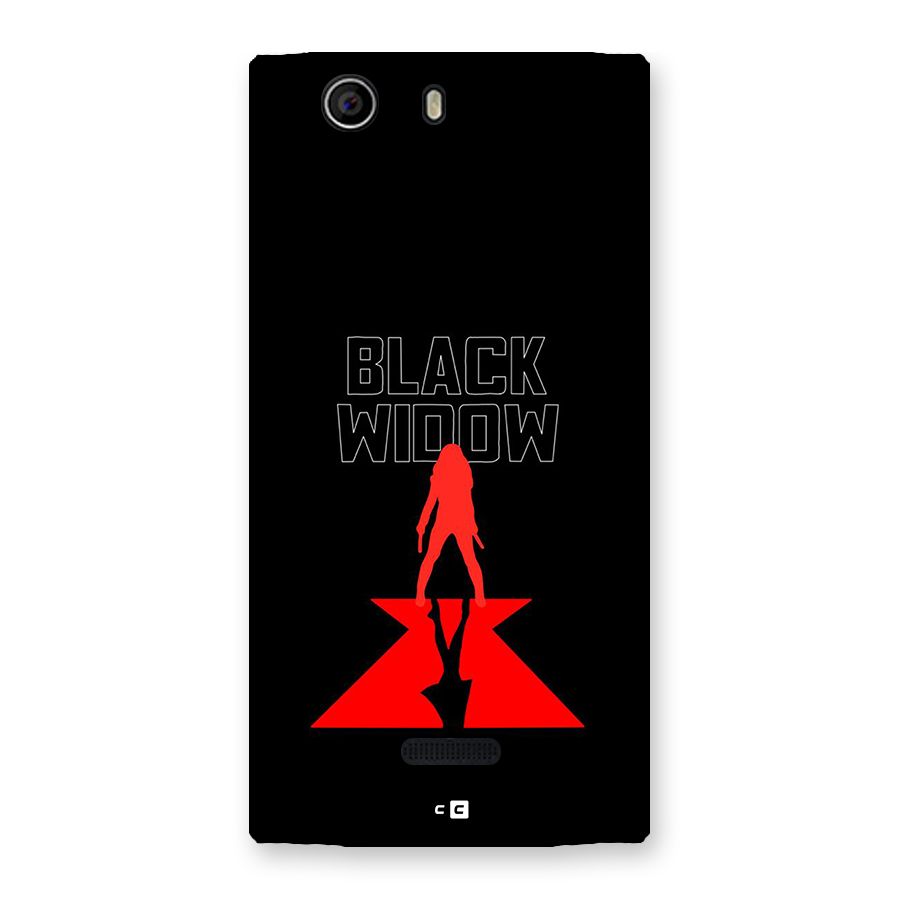 Black Widow Back Case for Canvas Nitro 2 E311