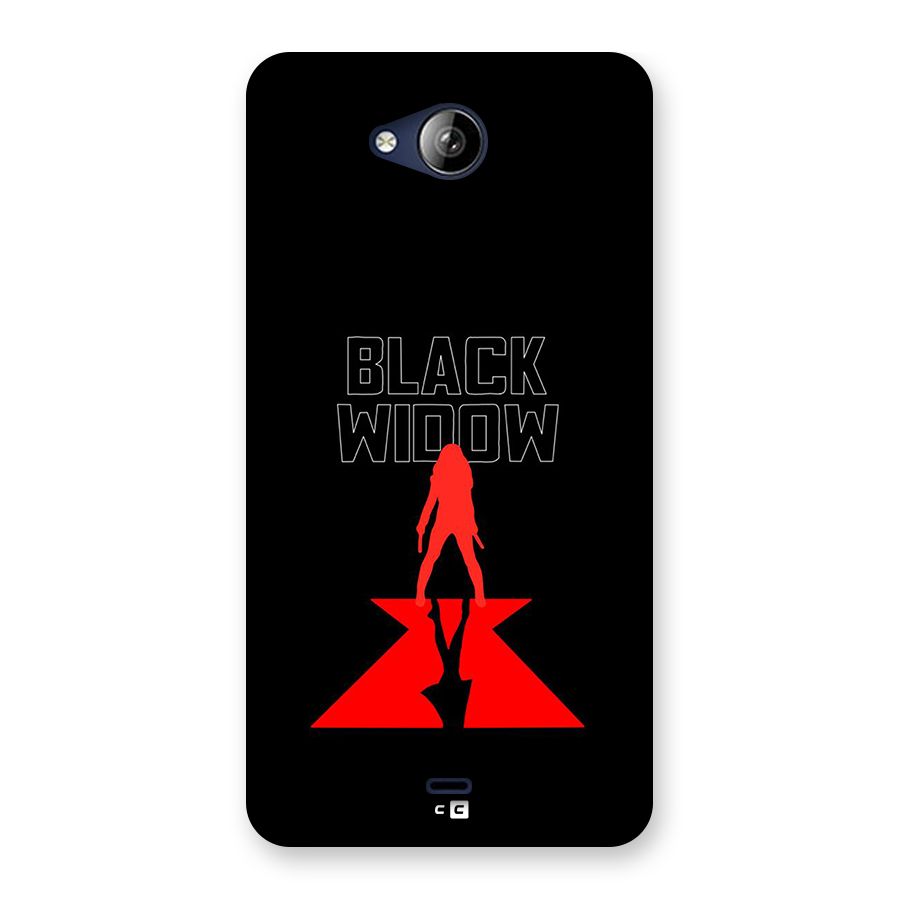 Black Widow Back Case for Canvas Play Q355