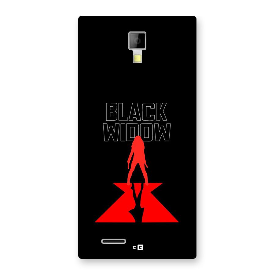 Black Widow Back Case for Canvas Xpress A99