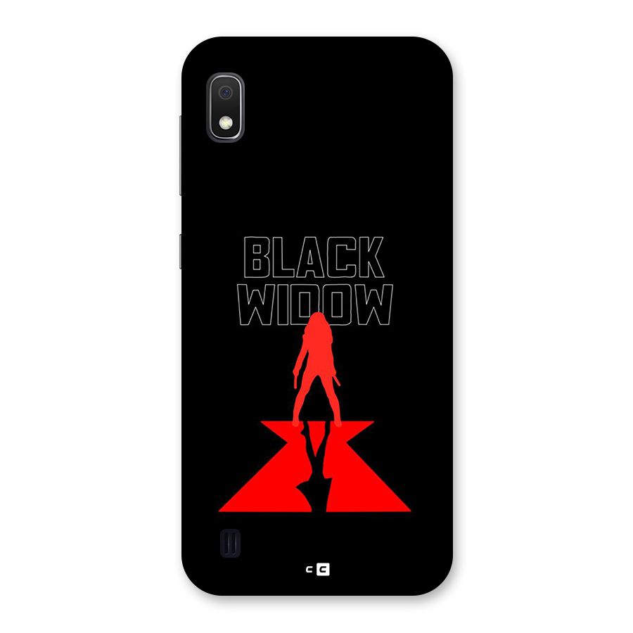 Black Widow Back Case for Galaxy A10