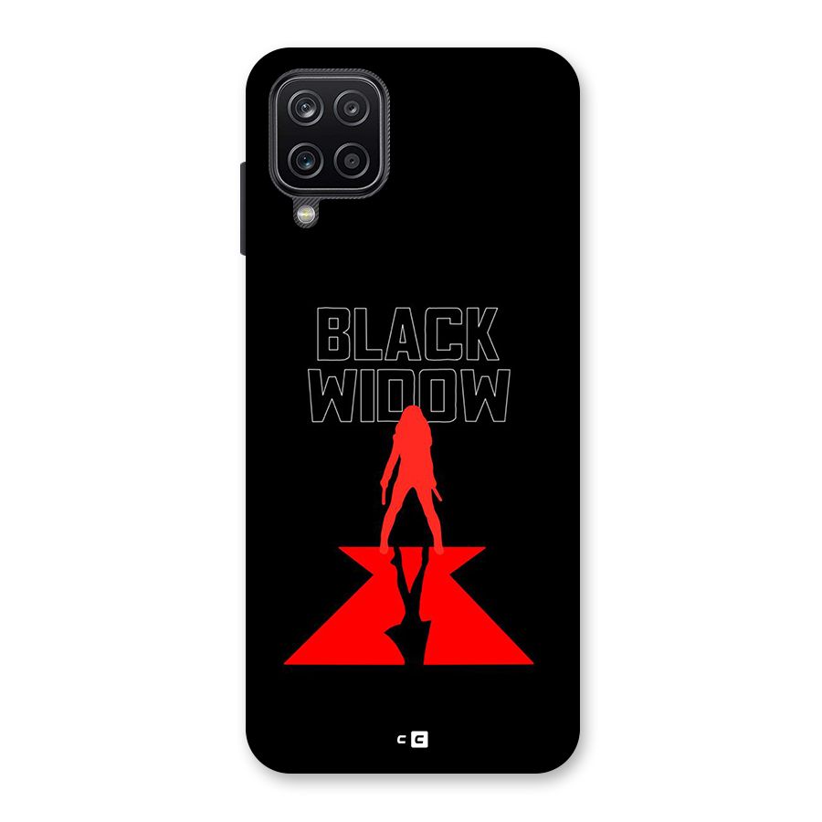 Black Widow Back Case for Galaxy A12