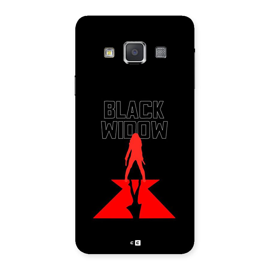 Black Widow Back Case for Galaxy A3