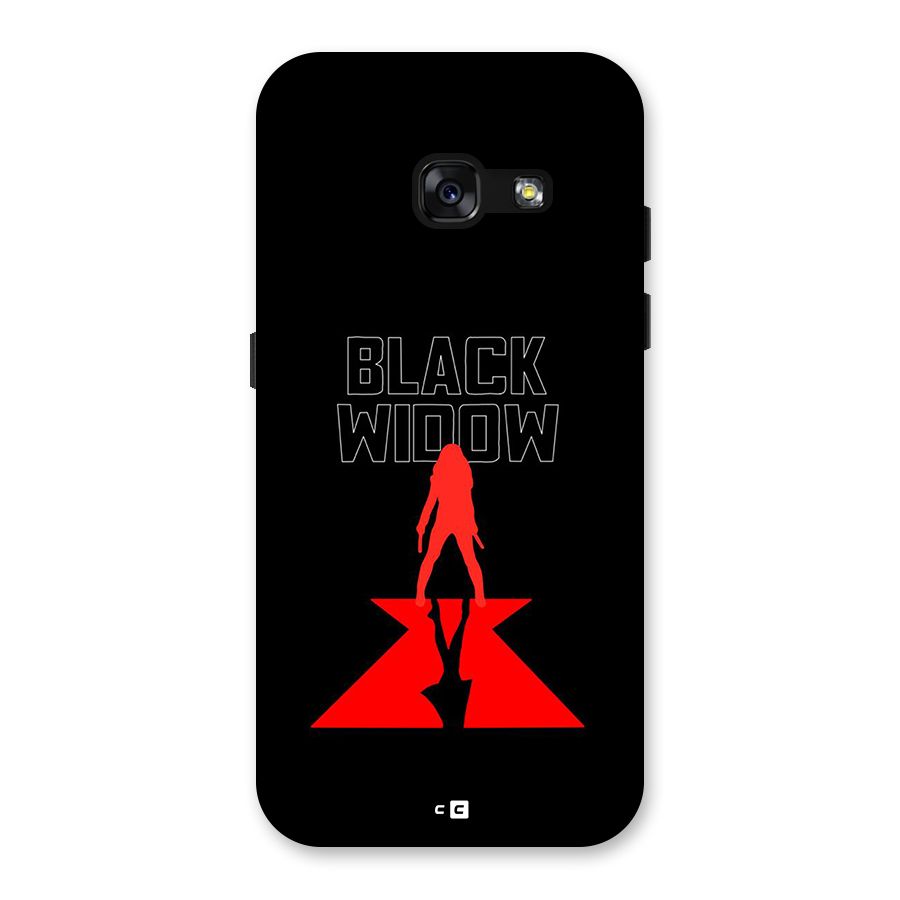 Black Widow Back Case for Galaxy A3 (2017)