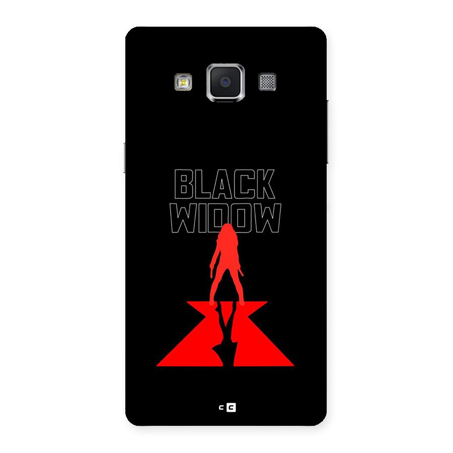 Black Widow Back Case for Galaxy A5
