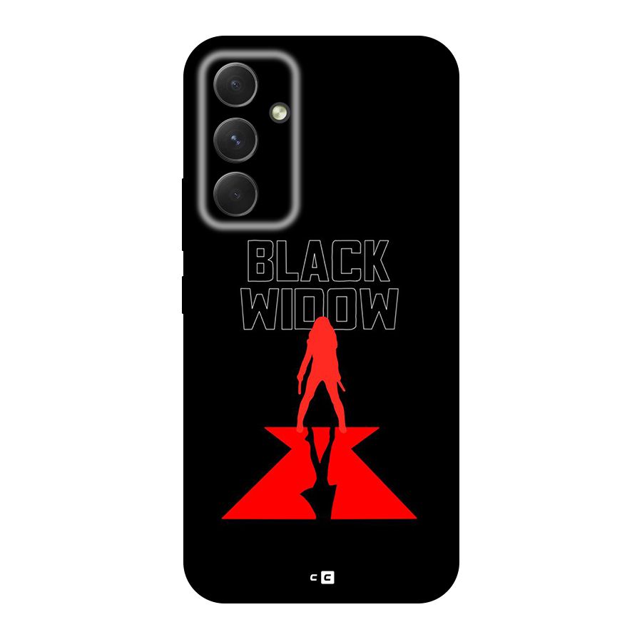 Black Widow Back Case for Galaxy A54