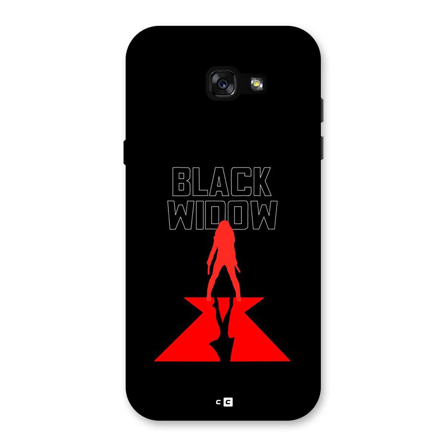Black Widow Back Case for Galaxy A7 (2017)
