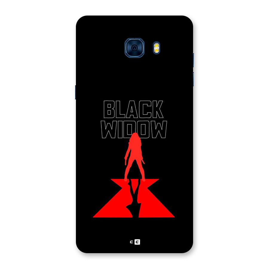 Black Widow Back Case for Galaxy C7 Pro