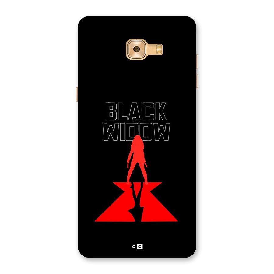 Black Widow Back Case for Galaxy C9 Pro