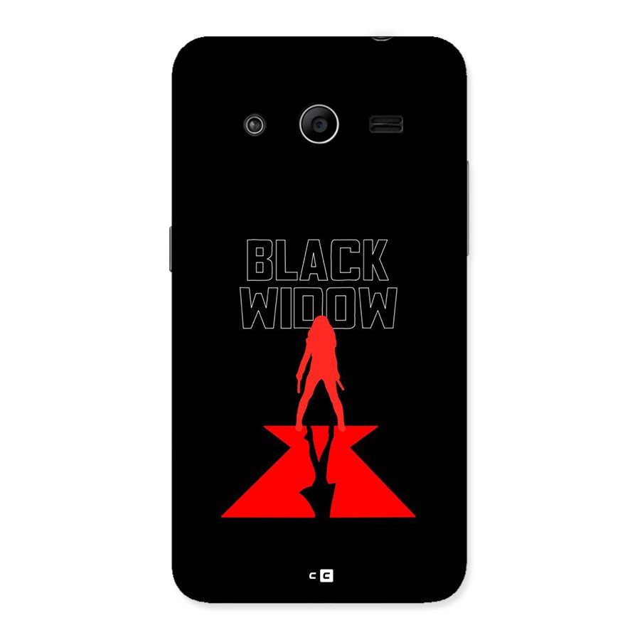 Black Widow Back Case for Galaxy Core 2