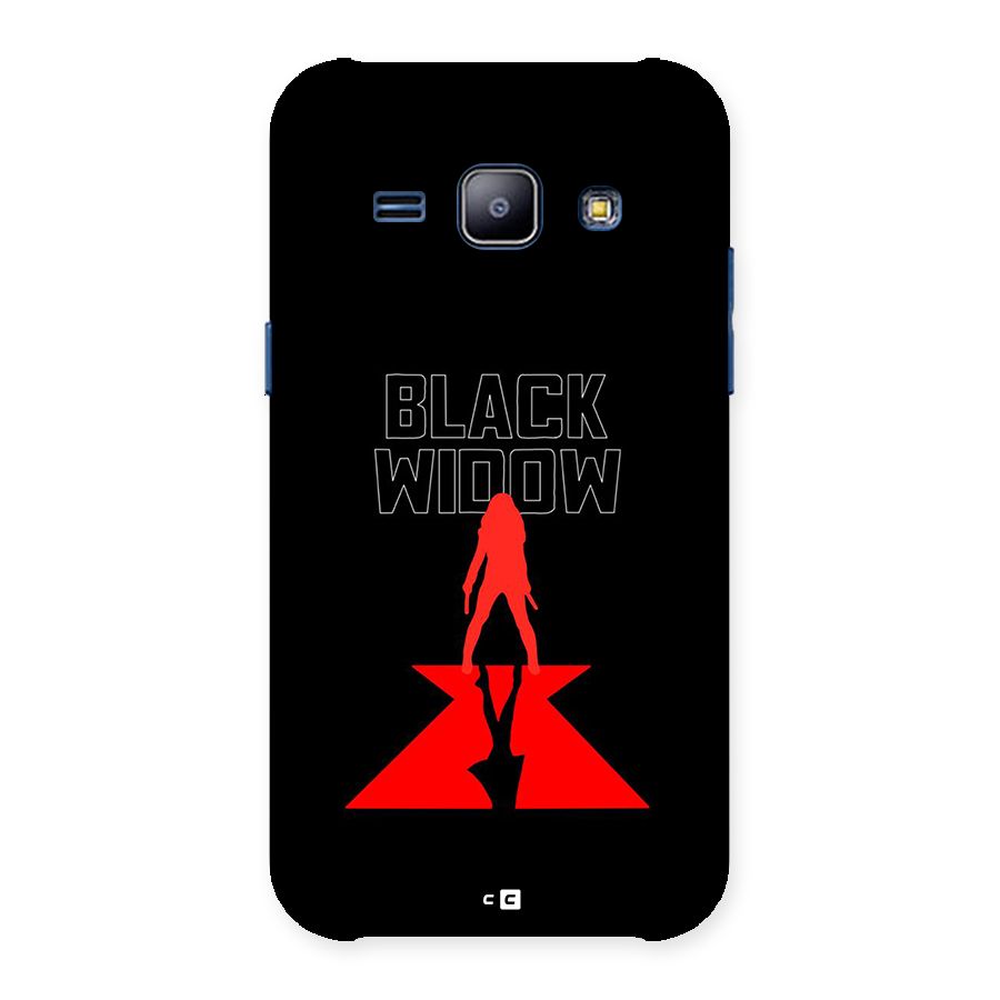 Black Widow Back Case for Galaxy J1