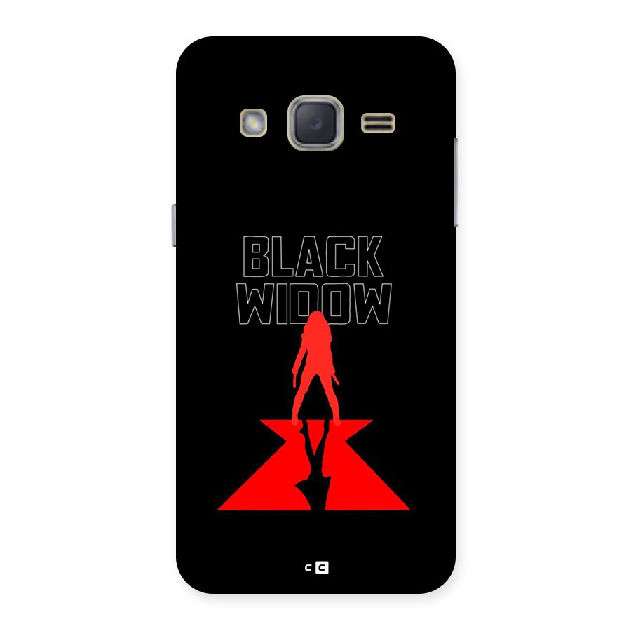Black Widow Back Case for Galaxy J2