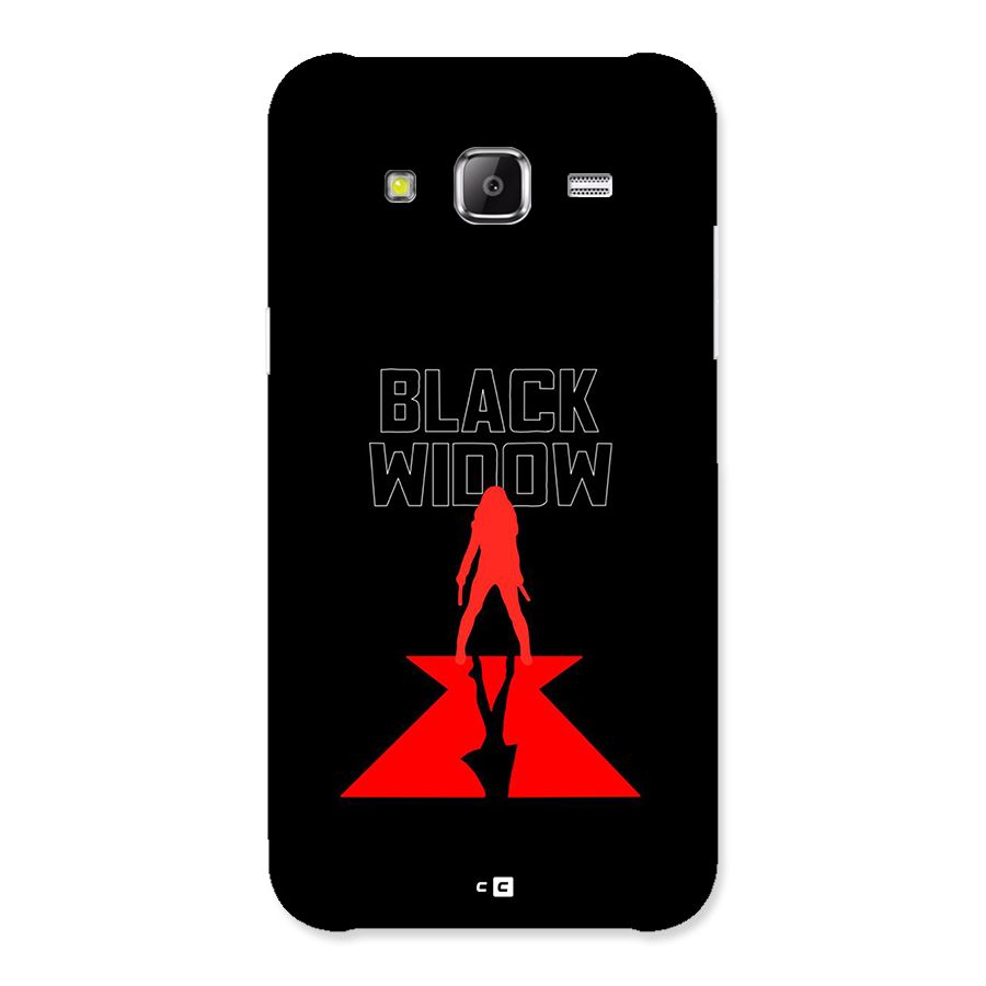 Black Widow Back Case for Galaxy J2 Prime