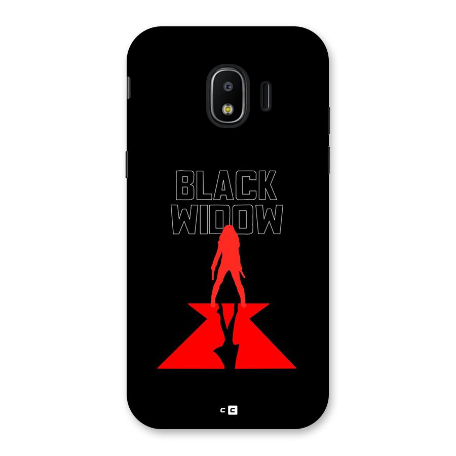 Black Widow Back Case for Galaxy J2 Pro 2018
