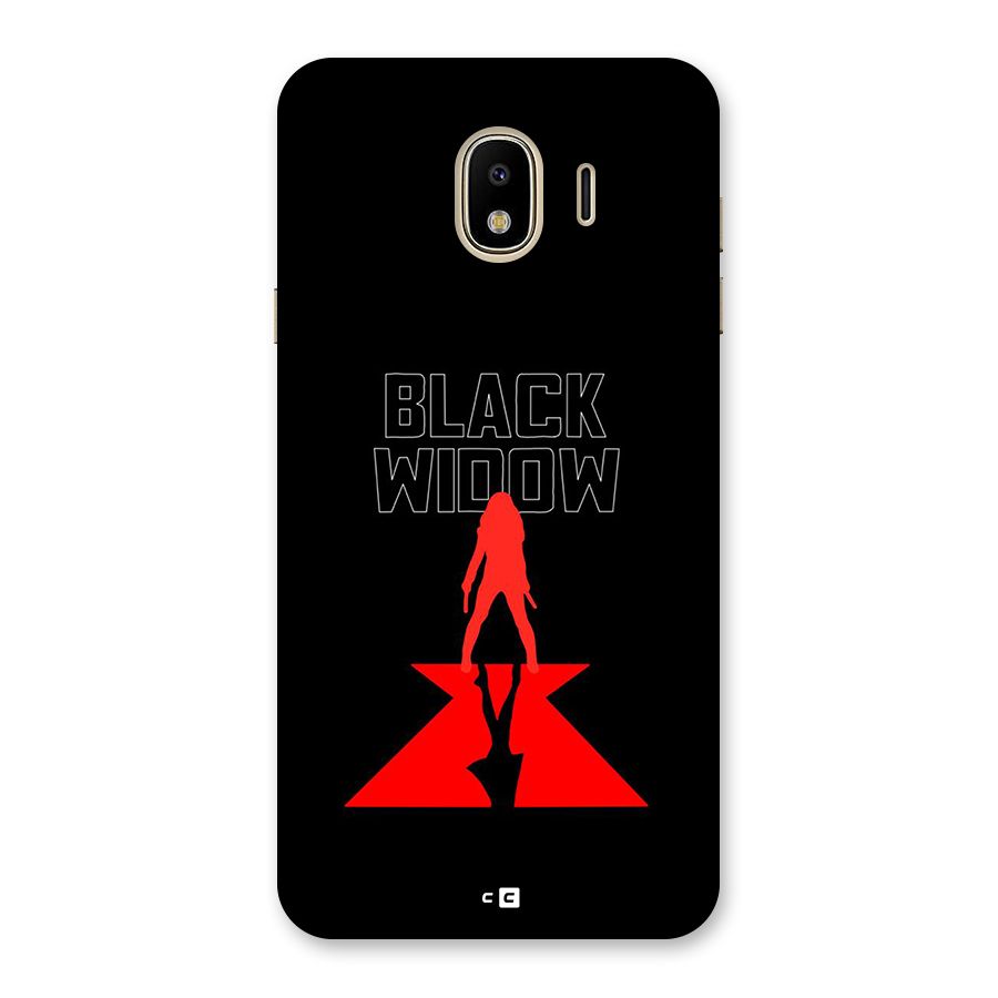 Black Widow Back Case for Galaxy J4