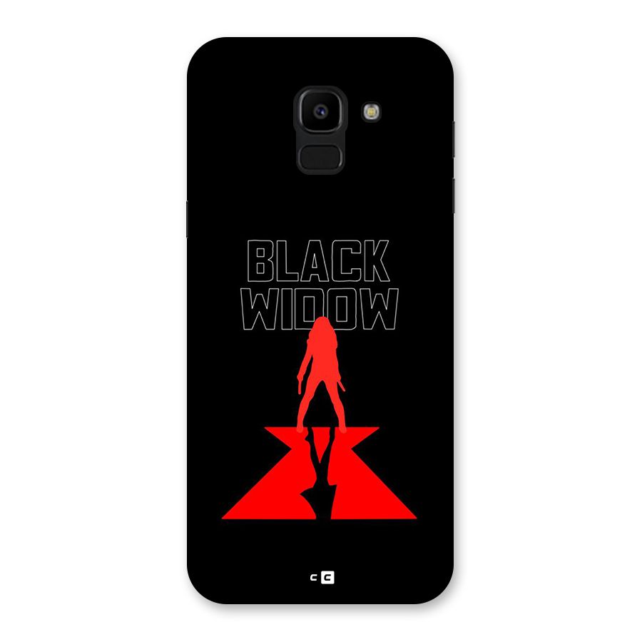 Black Widow Back Case for Galaxy J6